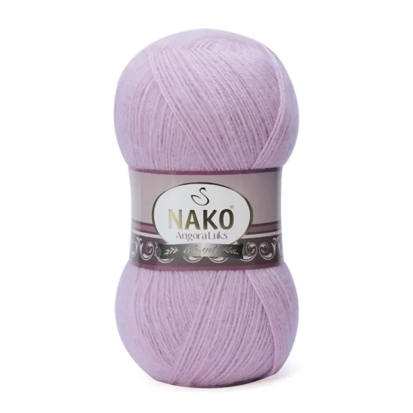 Nako Angora Lüks Lila El Örgü İpliği 06880