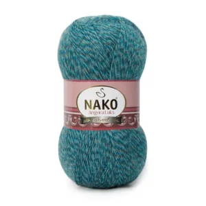 Nako Angora Lüks Petrol Muline El Örgü İpliği 21357