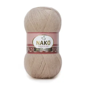 Nako Angora Lüks Sütlü Kahve El Örgü İpliği 11053