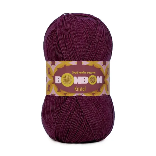 Nako Bonbon Koyu Mürdüm Örgü İpi 98578