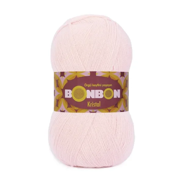 Nako Bonbon Kristal Açık Pudra Örgü İpliği 98320