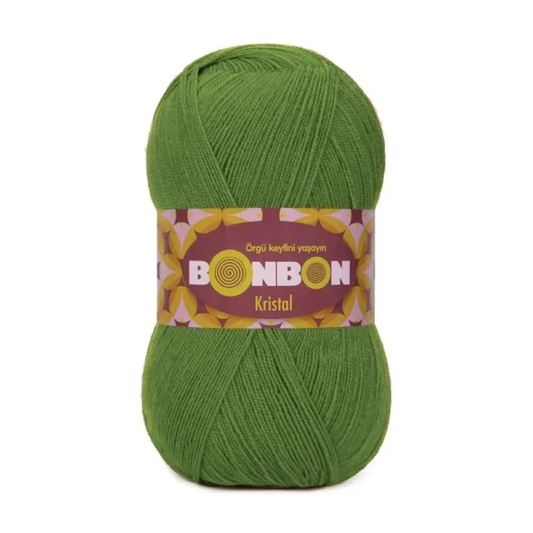 Nako Bonbon Kristal Çam Yeşili Örgü İpi 98235