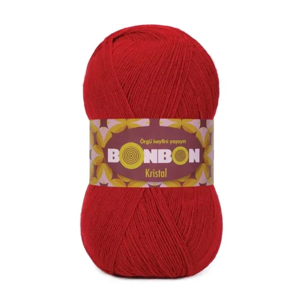 Nako Bonbon Kristal Koyu Kırmızı Örgü İpliği  982237