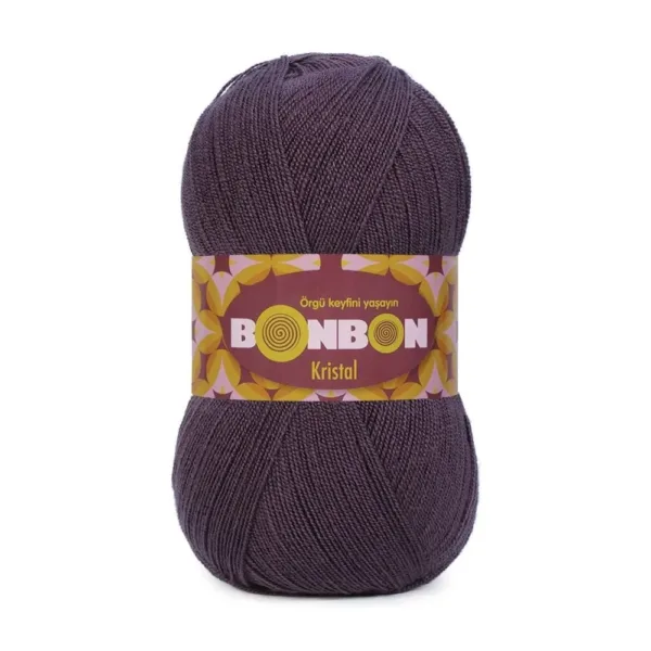 Nako Bonbon Kristal Koyu Mürdüm Örgü İpi 99366