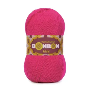 Nako Bonbon Kristal Koyu Pembe Örgü İpi 98399