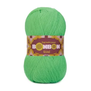 Nako Bonbon Kristal Neon Yeşil Örgü İpi 98395