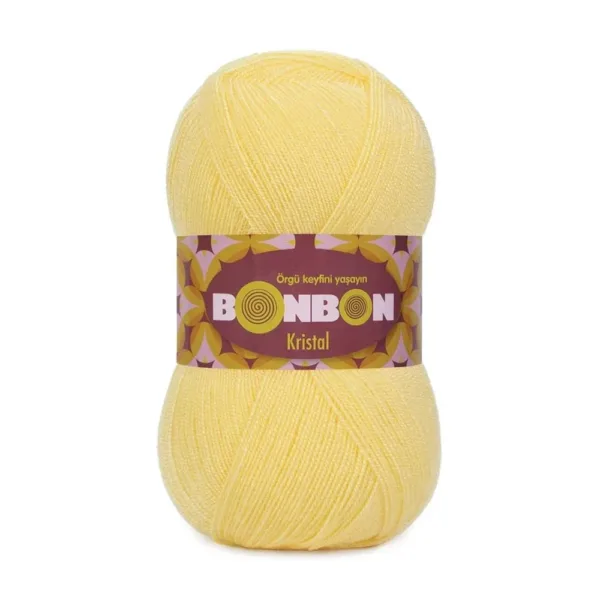 Nako Bonbon Kristal Tatlı Sarı Örgü İpi 98595