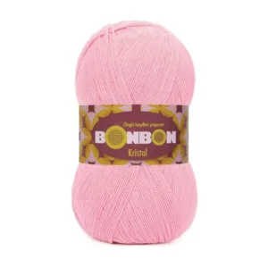 Nako Bonbon Kristal Toz Pembe Örgü İpi 98221