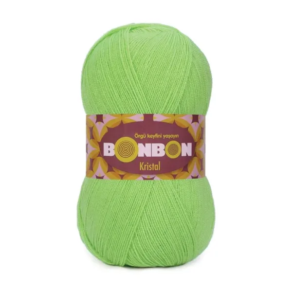 Nako Bonbon Kristal Yeşil Örgü İpi 98401