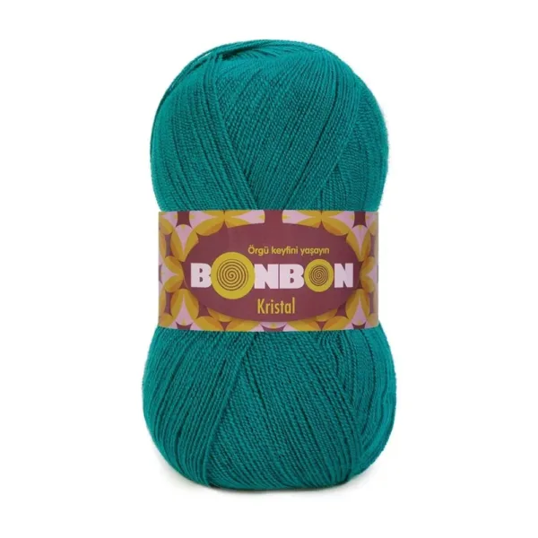 Nako Bonbon Kristal Zümrüt Yeşil Örgü İpi 98788