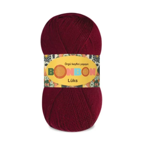 Nako Bonbon Lüx Bordo Örgü İpliği 98220