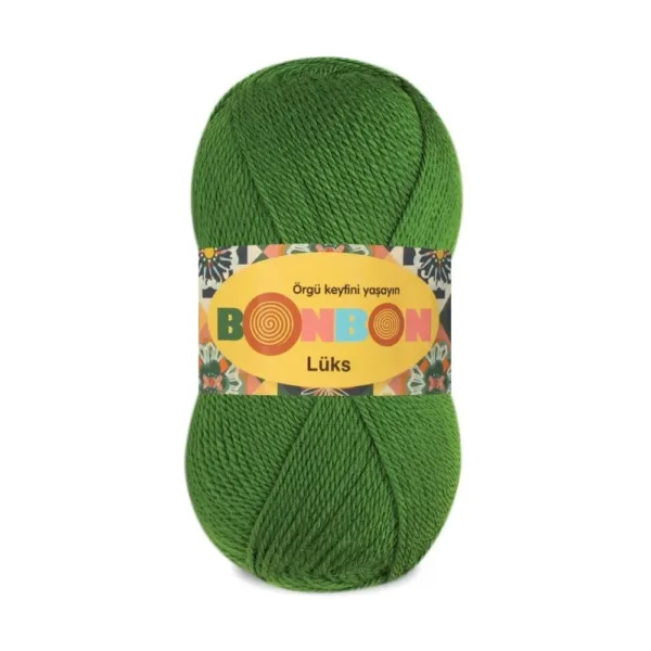 Nako Bonbon Lüx Çam Yeşili Örgü İpliği 98235