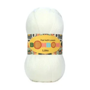 Nako Bonbon Lüx İnci Krem Örgü İpliği 98594