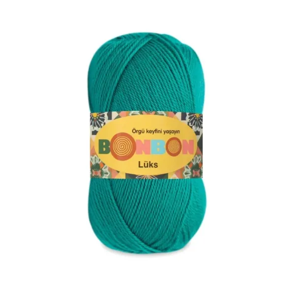 Nako Bonbon Lüx Koyu Mint Örgü İpliği 98394
