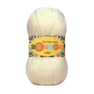 Nako Bonbon Lüx Krem Örgü İpliği 98272