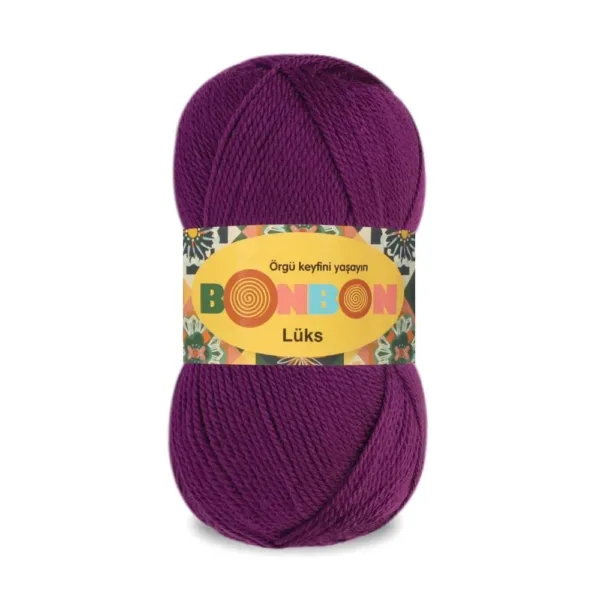 Nako Bonbon Lüx Mürdüm Örgü İpliği 98287