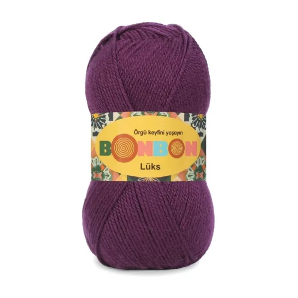 Nako Bonbon Lüx Mürdüm Örgü İpliği 98684