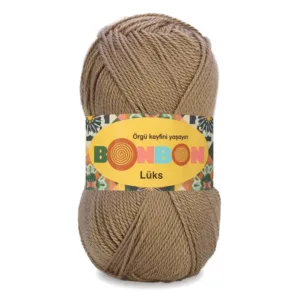 Nako Bonbon Lüx Sütlü Kahve Örgü İpliği 98515