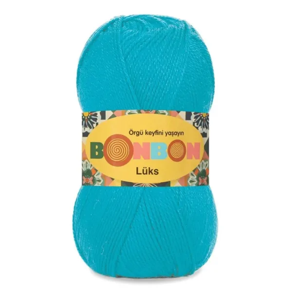 Nako Bonbon Lüx Turkuaz Örgü İpliği 98238