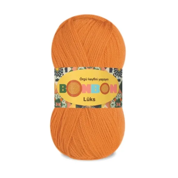 Nako Bonbon Lüx Turuncu Örgü İpliği 98406