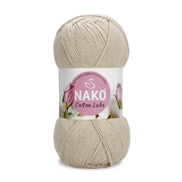 Nako Cotton Lüks Bej Örgü İpliği 97546