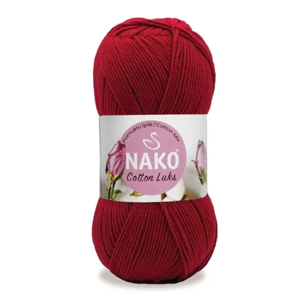 Nako Cotton Lüks Kiraz Örgü İpliği 97590