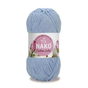 Nako Cotton Lüks Mavi Örgü İpliği 97565
