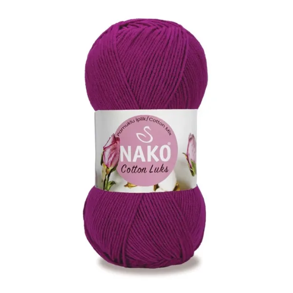 Nako Cotton Lüks Sıklamen Örgü İpliği 97598