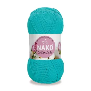 Nako Cotton Lüks Turkuaz Örgü İpliği 97577