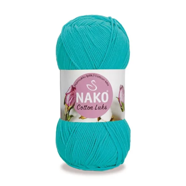 Nako Cotton Lüks Turkuaz Örgü İpliği 97577