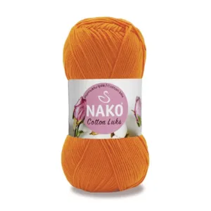 Nako Cotton Lüks Turuncu Örgü İpliği 97552