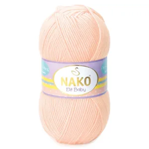 Nako Elit Baby Açık Somon Bebe Örgü İpliği 03701