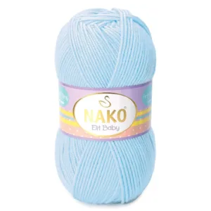 Nako Elit Baby Bebe Mavisi Örgü İpliği 04687