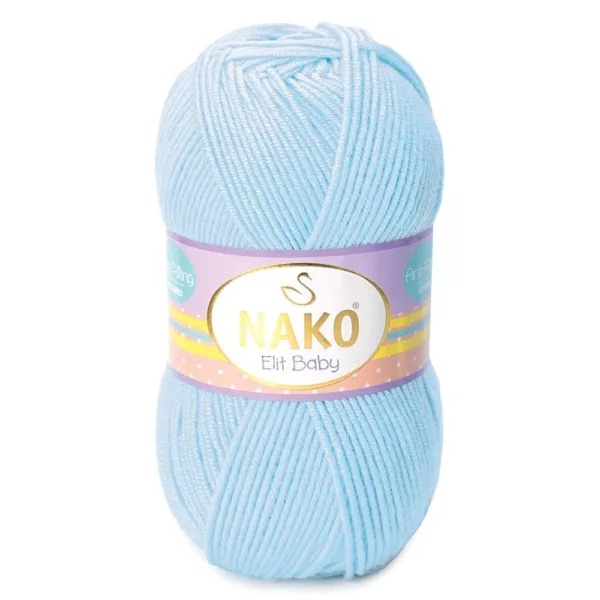 Nako Elit Baby Bebe Mavisi Örgü İpliği 04687