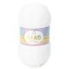 Nako Elit Baby Beyaz Bebe Örgü İpliği 00208 Nako Elit Baby Beyaz Bebe Örgü İpliği 00208