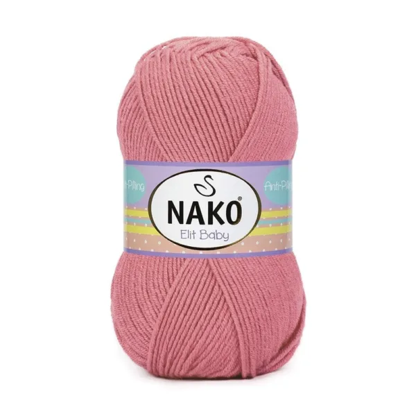 Nako Elit Baby Gül Kurusu Bebe Örgü İpliği 10325
