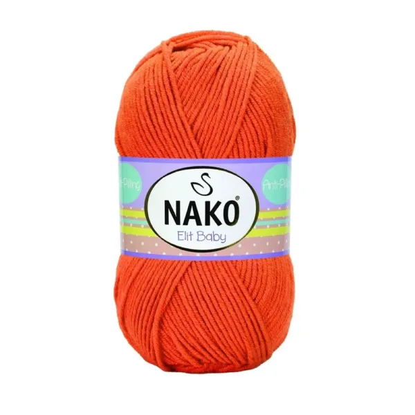 Nako Elit Baby Nar Çiçeği Bebe Örgü İpliği 06346