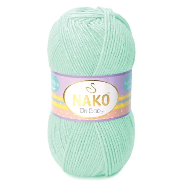 Nako Elit Baby Nil Yeşili Bebe Örgü İpliği 06692