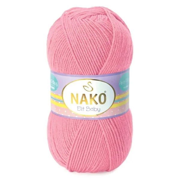 Nako Elit Baby Pembe Bebe Örgü İpliği 06837