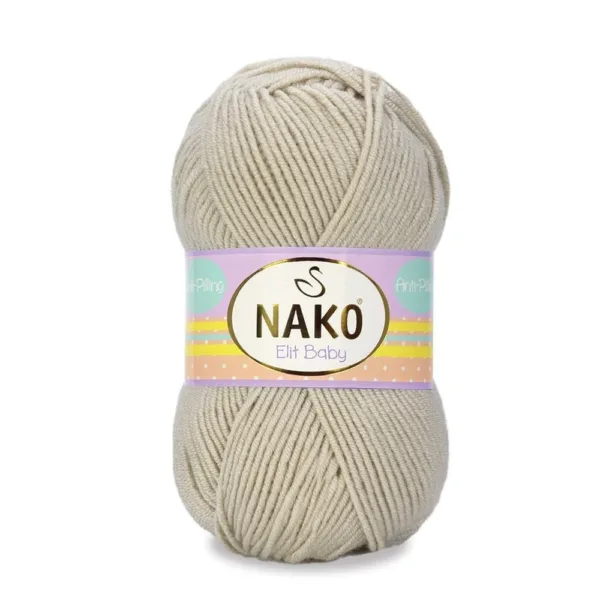 Nako Elit Baby Taş Rengi Bebe Örgü İpliği 06662