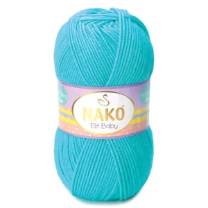Nako Elit Baby Turkuaz Bebe Örgü İpliği 03323