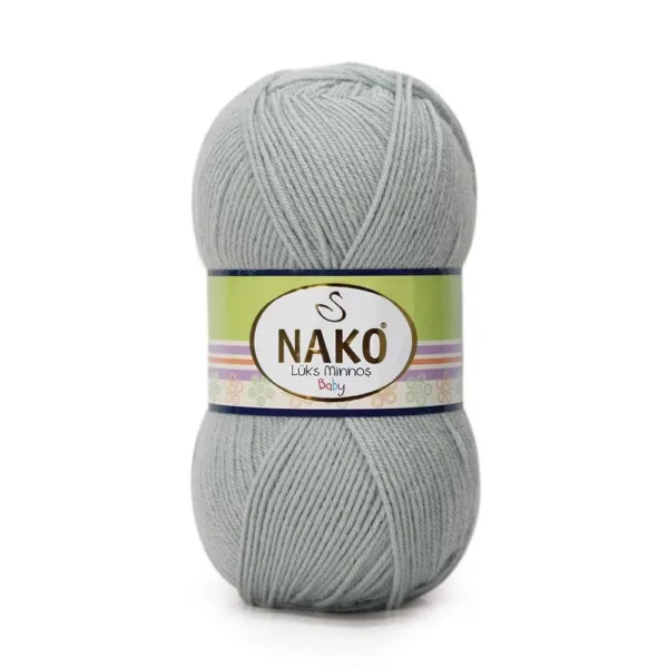 Nako Lüks Minnoş Baby Açık Gri Bebe İpliği 01946