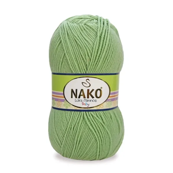 Nako Lüks Minnoş Baby Ada Çayı Bebe İpliği 11908