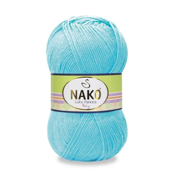 Nako Lüks Minnoş Baby Bebek Mavi Bebe İpliği 04041