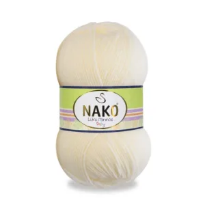 Nako Lüks Minnoş Baby Ekru Bebe İpliği 99064