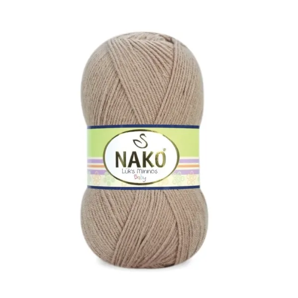 Nako Lüks Minnoş Baby Kapiçino Bebe İpliği 06942