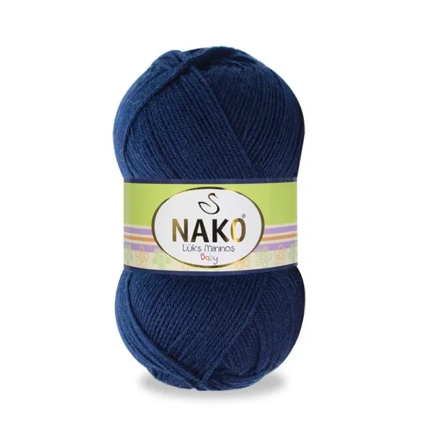 Nako Lüks Minnoş Baby Navy Bebe İpliği 10094