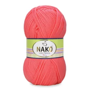 Nako Lüks Minnoş Baby Neon Mercan Bebe İpliği 11157