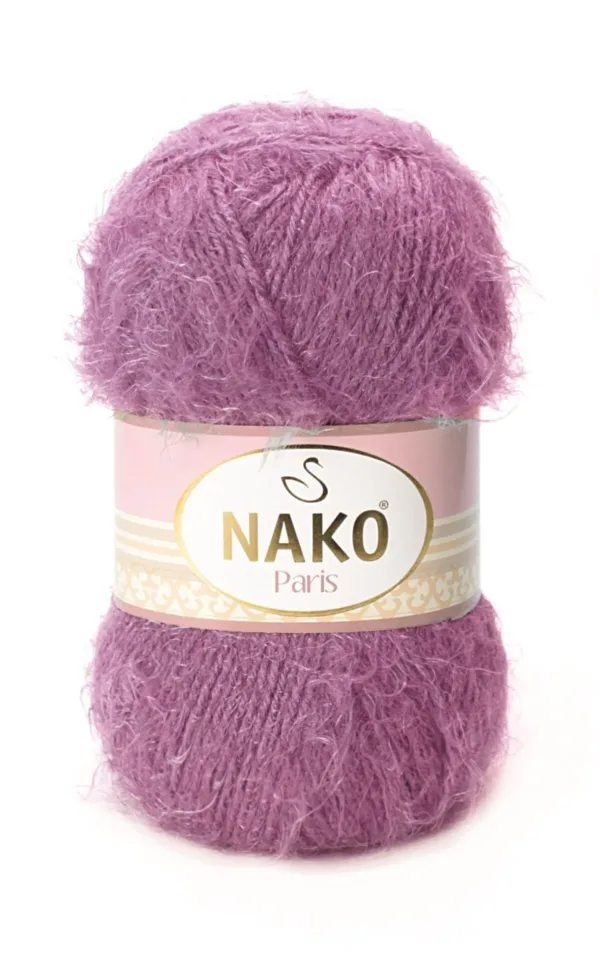 Nako Paris Canlı Menekşe Kışlık El Örgü İpliği 06499