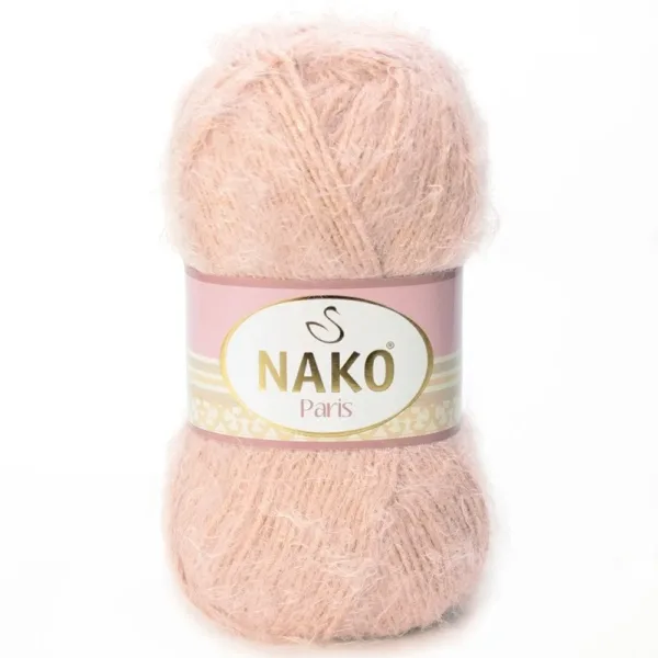 Nako Paris Pudra Kışlık El Örgü İpliği 10390